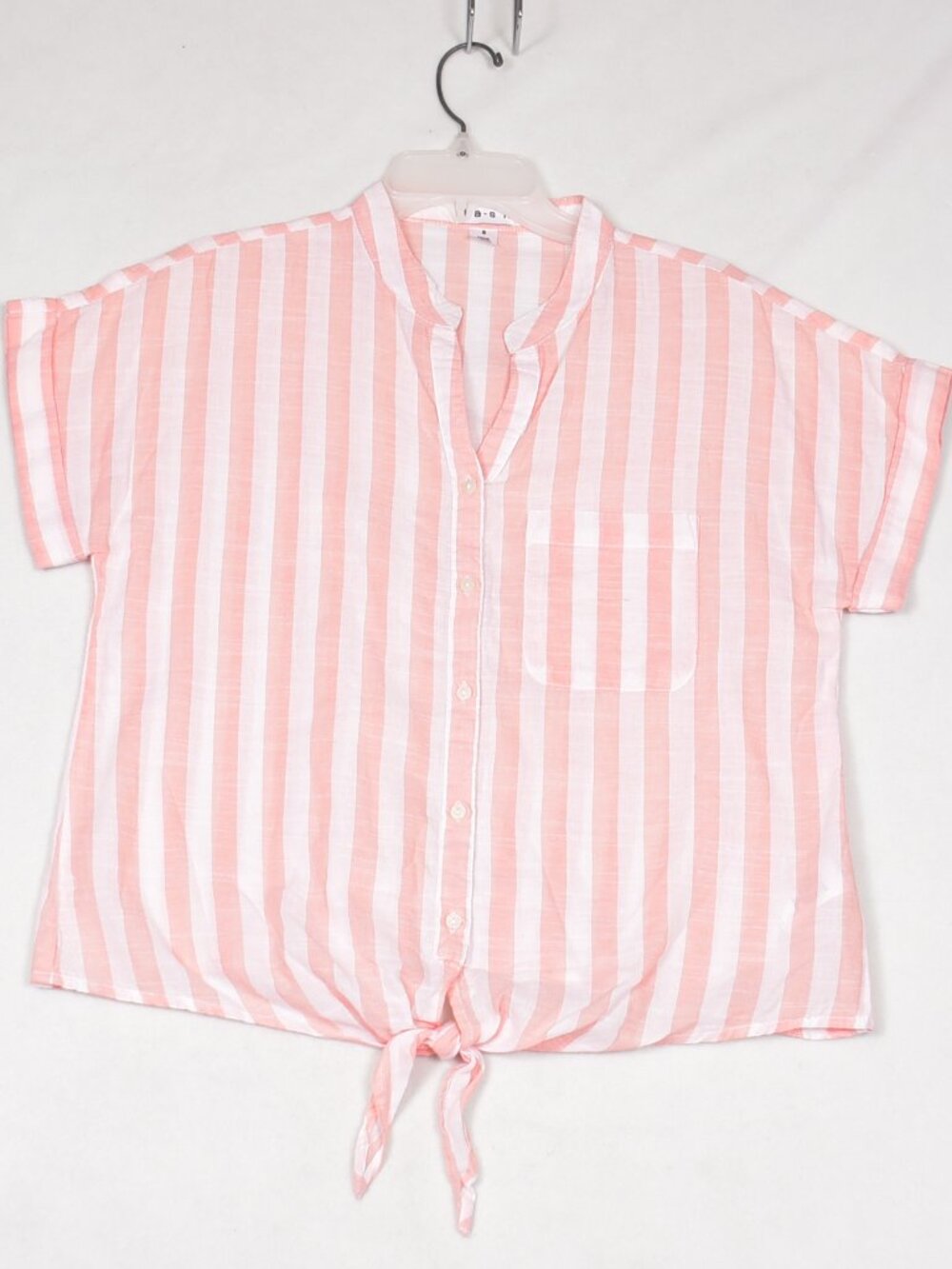 Dash Women's Button Up Tie Front Blouse Size Small